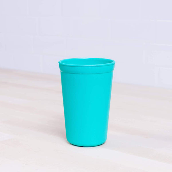 Re-Play Recycled Dinnerware Drinking Cup Aqua 10 oz Drinking Cup
