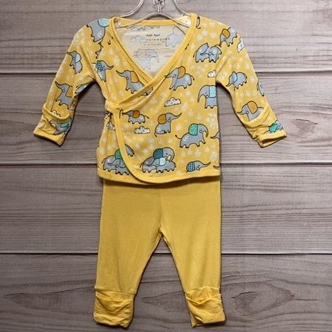 Little Sleepies Girls Pajamas Baby: 00-06m