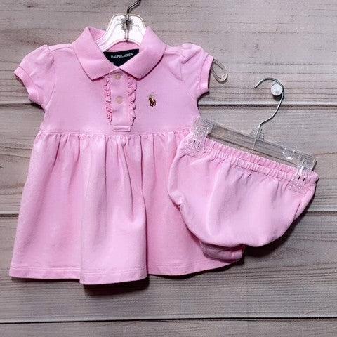 Ralph Lauren Girls Set Baby: 06-12m