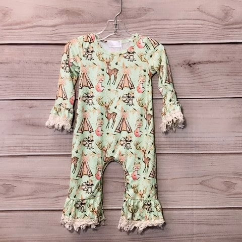 Lover Cottage Girls Coverall Baby: 06-12m