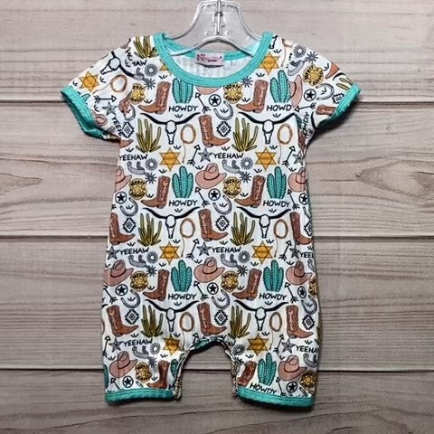 Clover Cottage Apparel Boys Coverall Baby: 06-12m