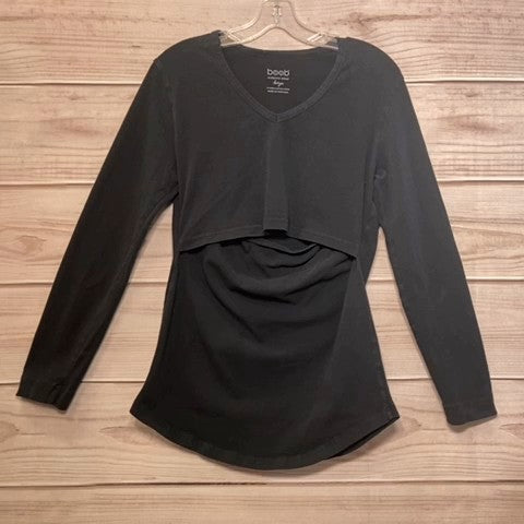 Boob Nursing Wear Maternity Shirt Size: L