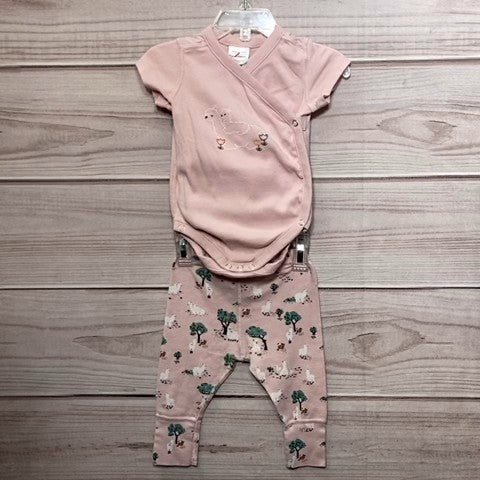Hanna Andersson Girls Set Baby: 00-06m