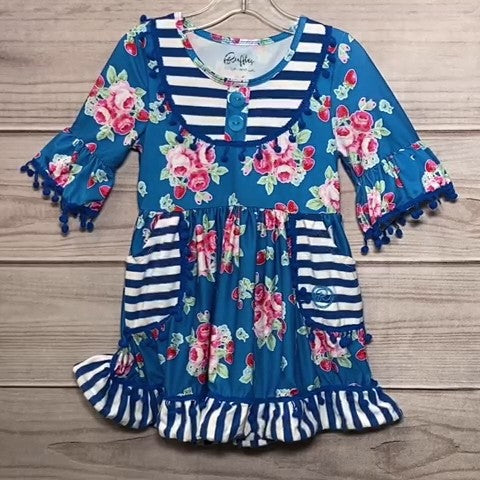 Ruffles by Tut & Lulu Girls Dress Size: 04