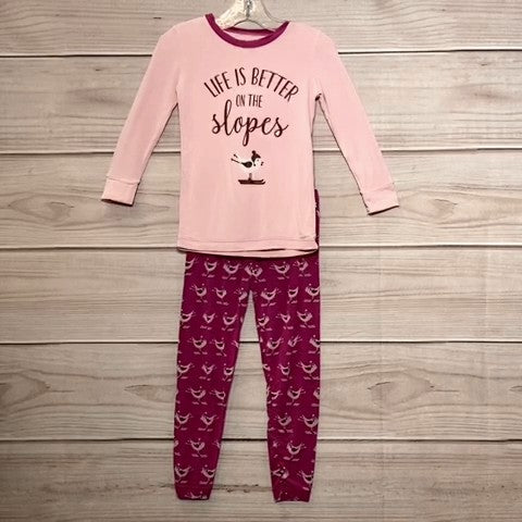 Kickee Pants Girls Pajamas Size: 03