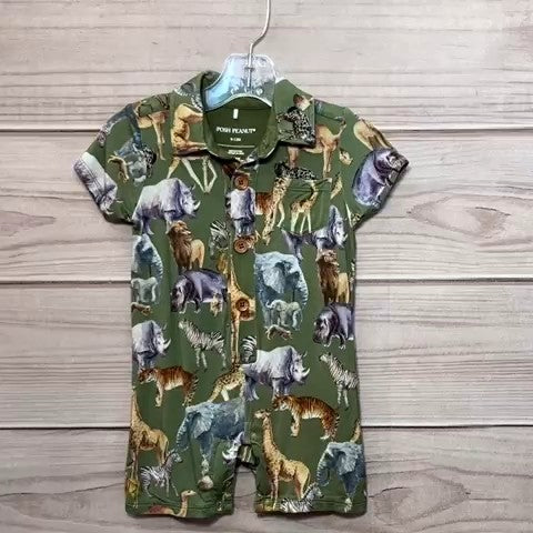 Posh Peanut Boys Romper Baby: 06-12m