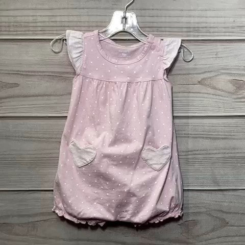 Carters Girls Romper Baby: 06-12m