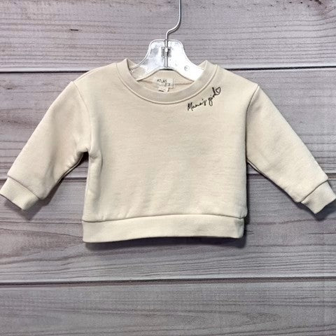 Atlas Grey Girls Shirt Baby: 06-12m