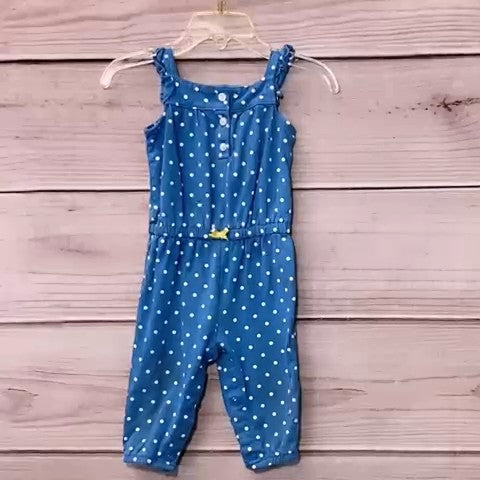 Carters Girls Coverall Baby: 06-12m
