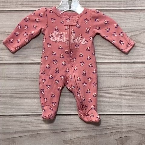 Mauve Girls Sleeper Baby Newborn