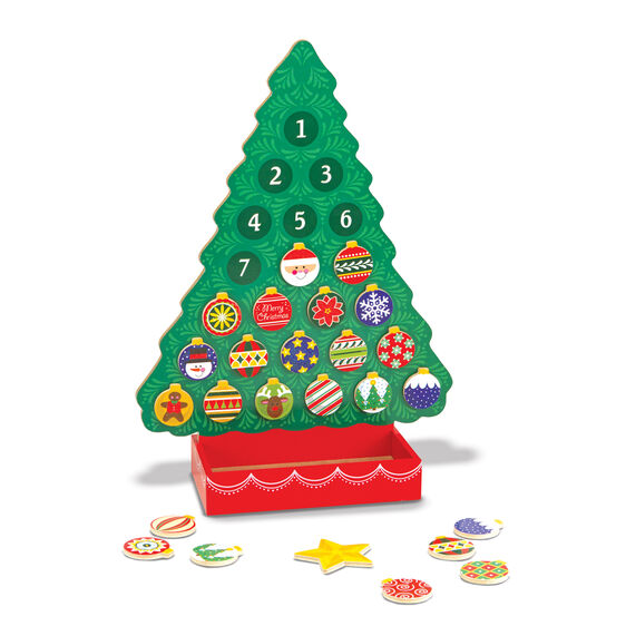 Melissa And Doug Countdown to Christmas Wooden Seasonal Calendar - Childish Things Consignment Boutique