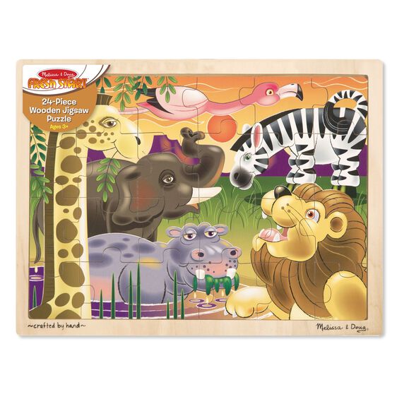 Melissa and Doug - African Plains Jigsaw Puzzle--24 pieces