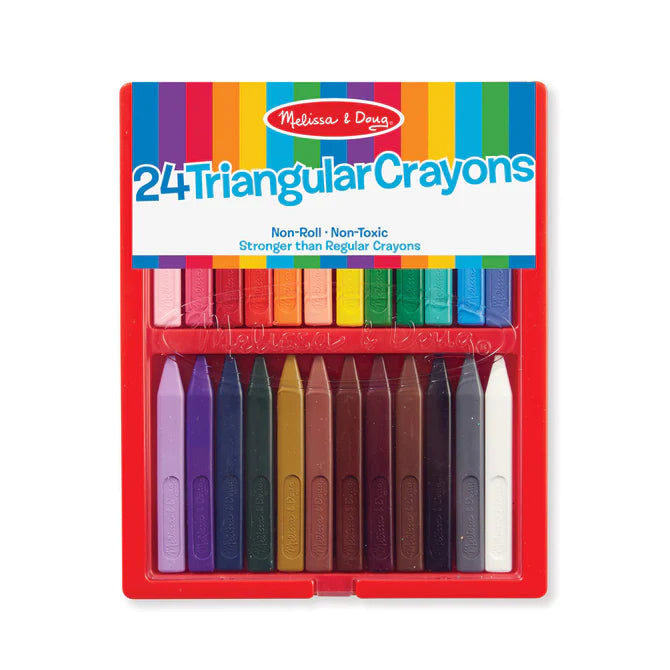 Melissa and Doug - 24 piece Triangular Crayon Set