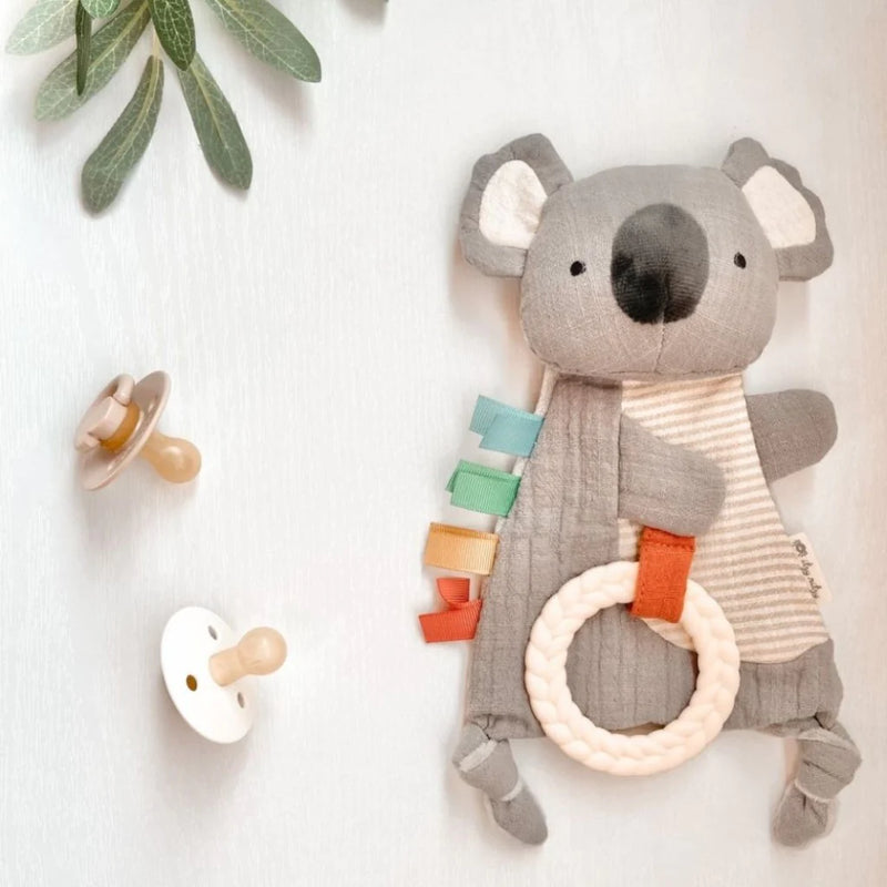 Itzy Ritzy - Bitzy Crinkle Sensory Toy with Teether-Koala