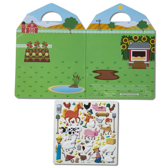 Melissa and Doug - Puffy Stickers-Farm