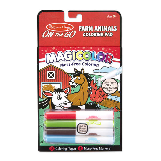 Melissa and Doug - Magicolor Coloring Pad--Farm Animals