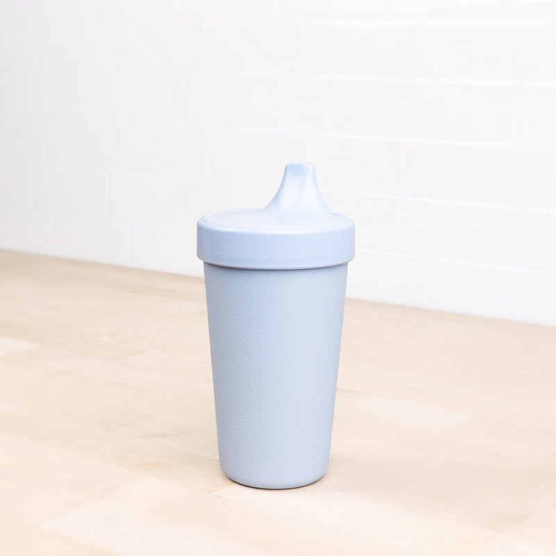 Re-Play Recycled Dinnerware No Spill Sippy Cup Ice Blue 10 oz No Spill Sippy Cup