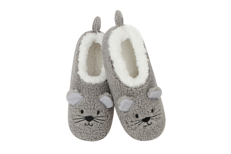 Snoozies Slippers Barnyard Buddies Mouse