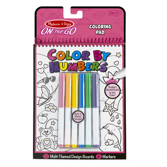 Melissa and Doug - Color By Numbers Pink