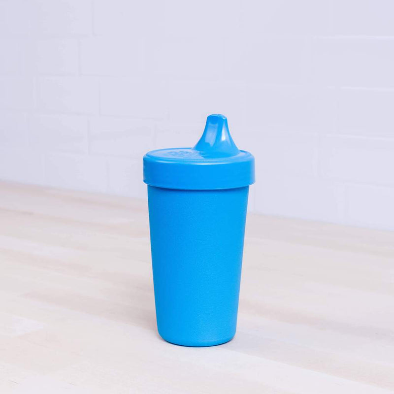 Re-Play Recycled Dinnerware No Spill Sippy Cup Sky Blue 10 oz No Spill Sippy Cup