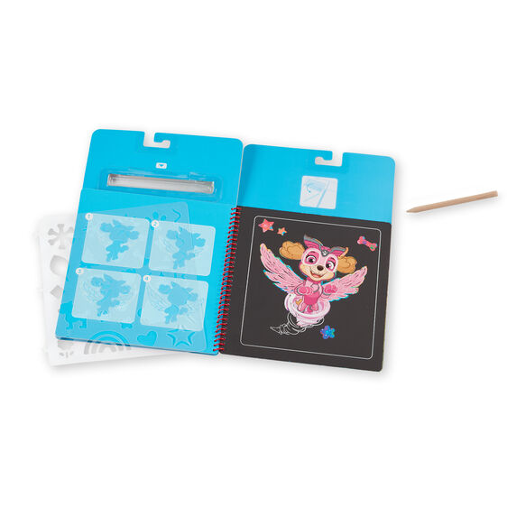 Melissa and Doug - Paw Patrol Scratch Art Pad Skye