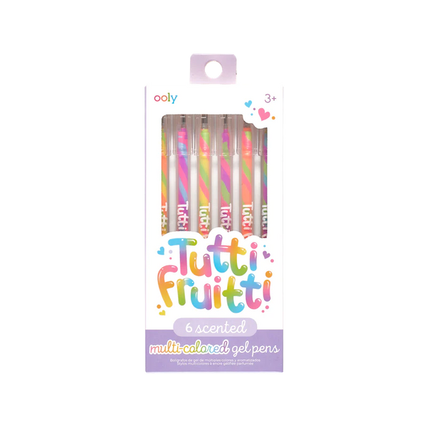 Ooly - Tutti Fruitti Scented Colored Gel Pens--Set of 12