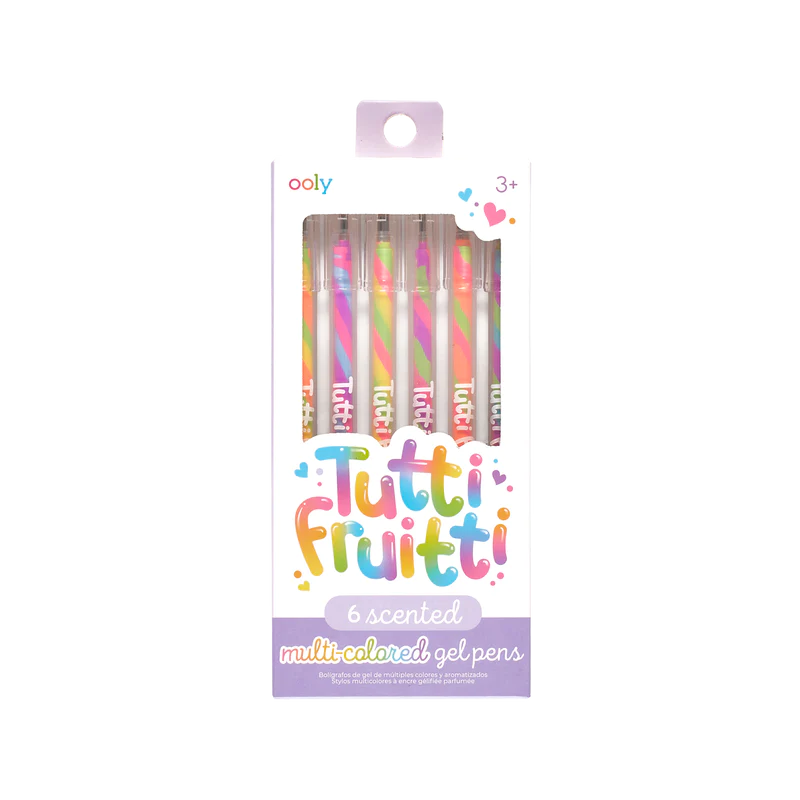 Ooly - Tutti Fruitti Scented Colored Gel Pens--Set of 12