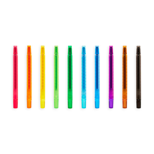Ooly - Yummy Yummy Scented Twist Up Crayons--Set of 10