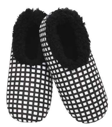 Snoozies Women's Slippers Off The Grid Super Soft--Black