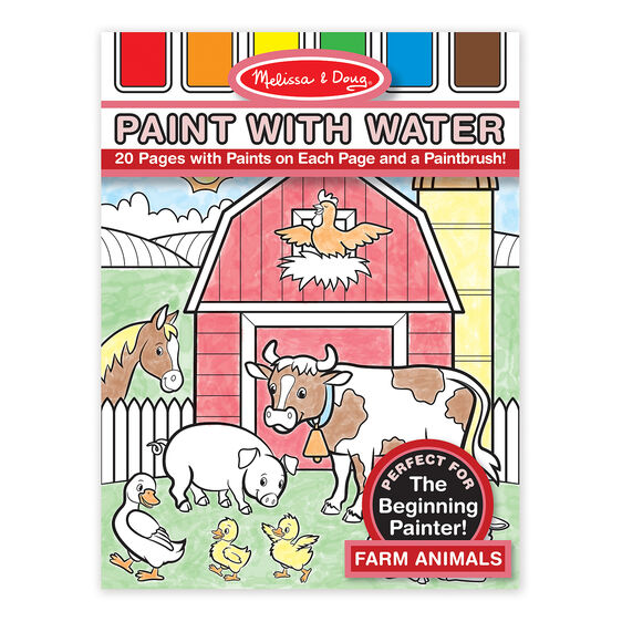 Melissa and Doug - Paint With Water--Farm Animals