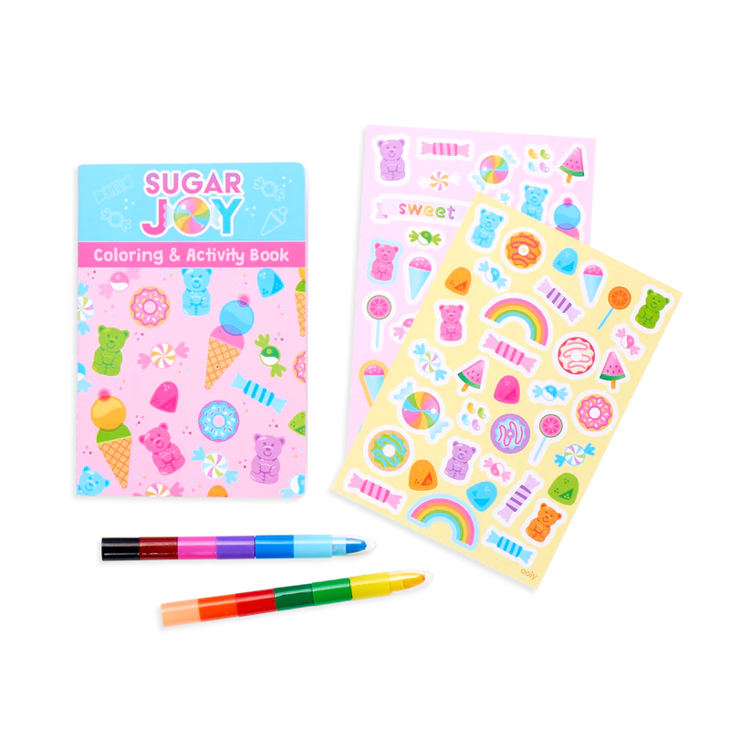 Ooly - Ooly--Mini Traveler Coloring & Activity Kit--Sugar Joy