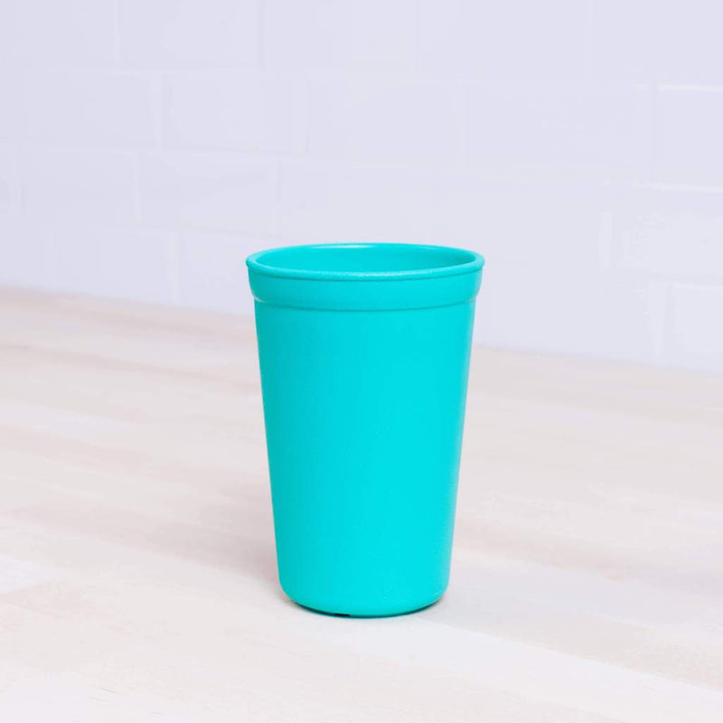 Re-Play Recycled Dinnerware Drinking Cup Aqua 10 oz Drinking Cup