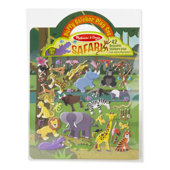 Melissa and Doug - Puffy Stickers--Safari