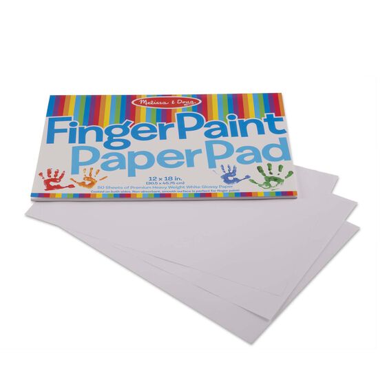 Melissa and Doug - Finger Paint Paper Pad 12" X 18"