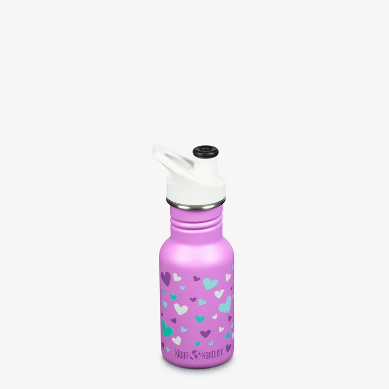 Klean Kanteen - KK 12 oz Sport Orchid Hearts