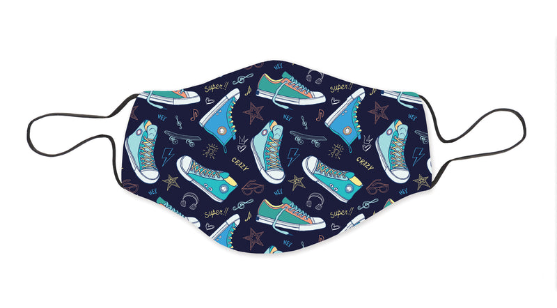 Snoozies Face Mask Face Mask w/filters High Top Sneakers