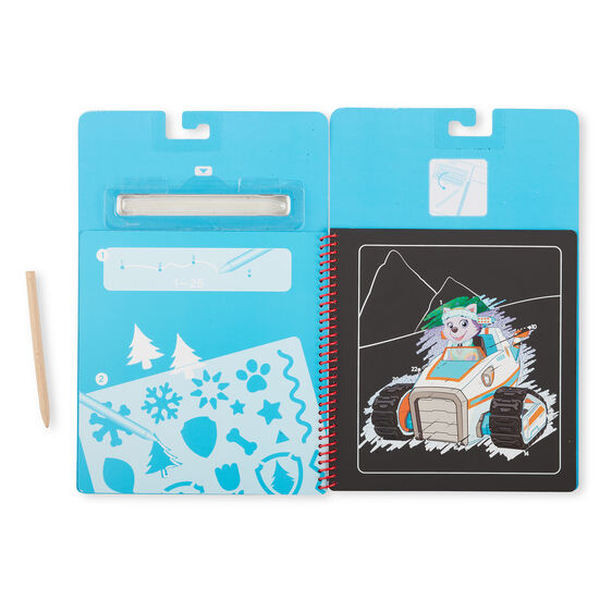 Melissa and Doug - Paw Patrol Scratch Art Pad Skye