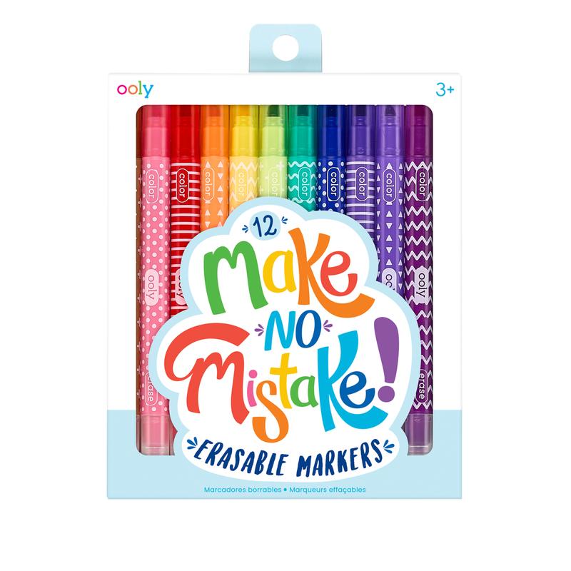 Ooly Markers Make No Mistake Markers--Set of 12