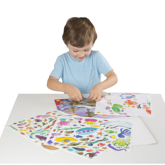 Melissa and Doug - Reusable Sticker Pad--Under the Sea