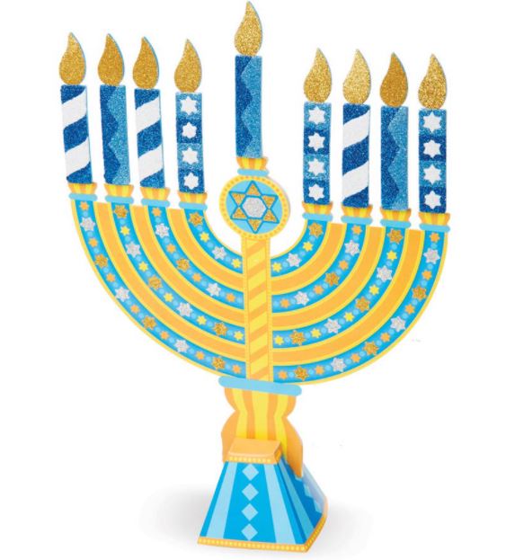 Mess Free Glitter Menorah & Dreidel - Childish Things Consignment Boutique