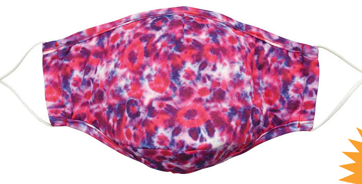 Kids Mask/Face Covering TyeDye Size s/m Fits ages 2-4 - Childish Things Consignment Boutique