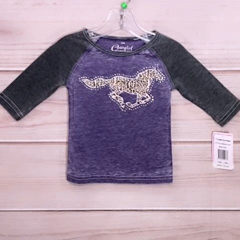 Cowgirl Girls Shirt Baby: 18-24m