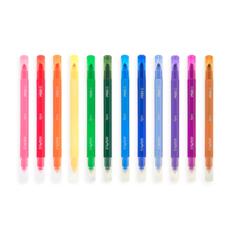 Ooly - Switch-eroo! Color changing markers--Set of 12