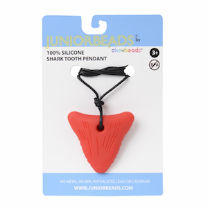 Chewbeads - Juniorbeads Shark Tooth Necklace--Red