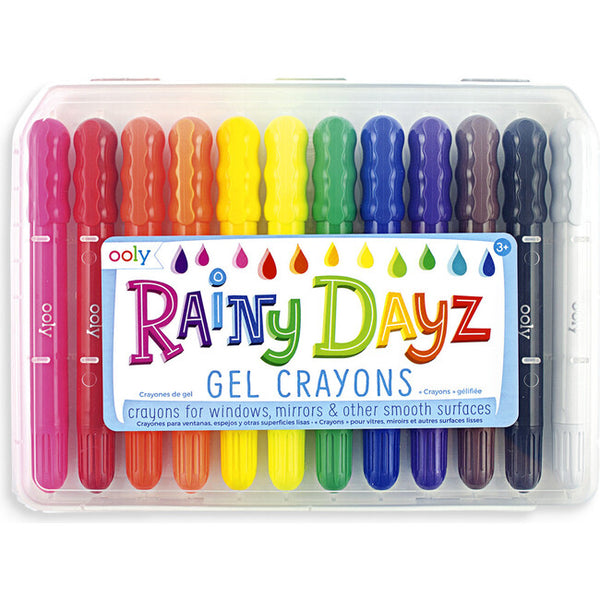 Ooly Gel Crayons --Rainy Dayz Gel Crayons--Set of 12