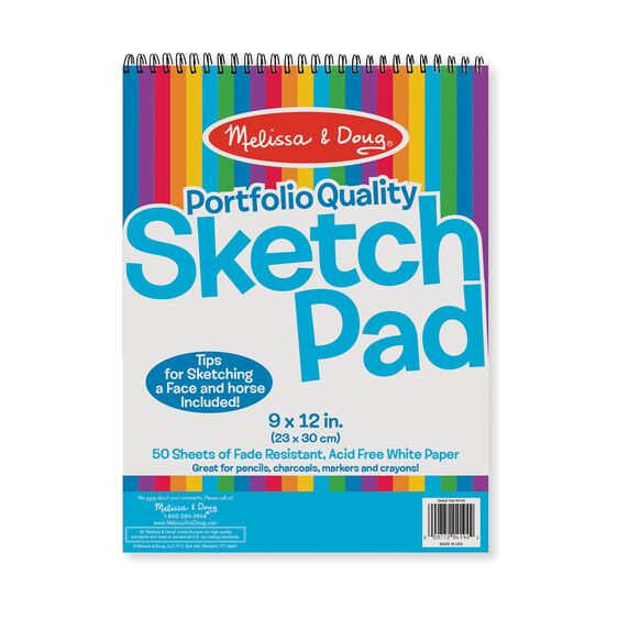 Melissa and Doug - Sketch Pad 9" X 12"