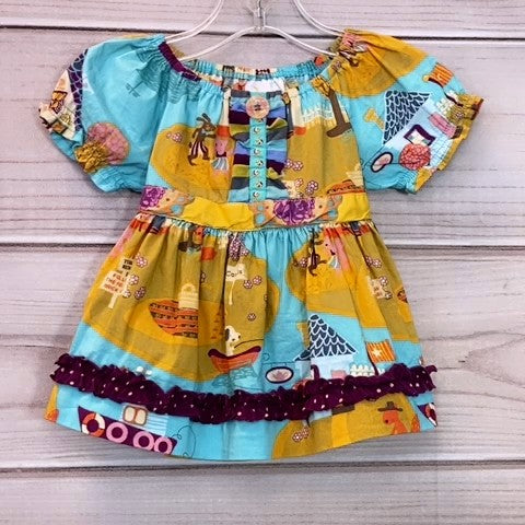 Paint by Numbers Girls Dress Baby: 06-12m