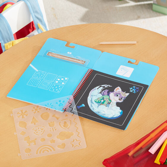 Melissa and Doug - Paw Patrol Scratch Art Pad Skye