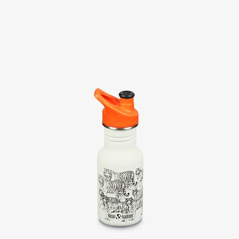 Klean Kanteen Water Bottle KK 12 oz Sport Tiger