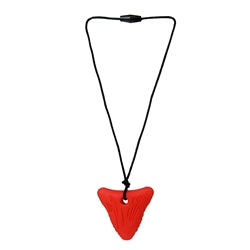 Chewbeads - Juniorbeads Shark Tooth Necklace--Red
